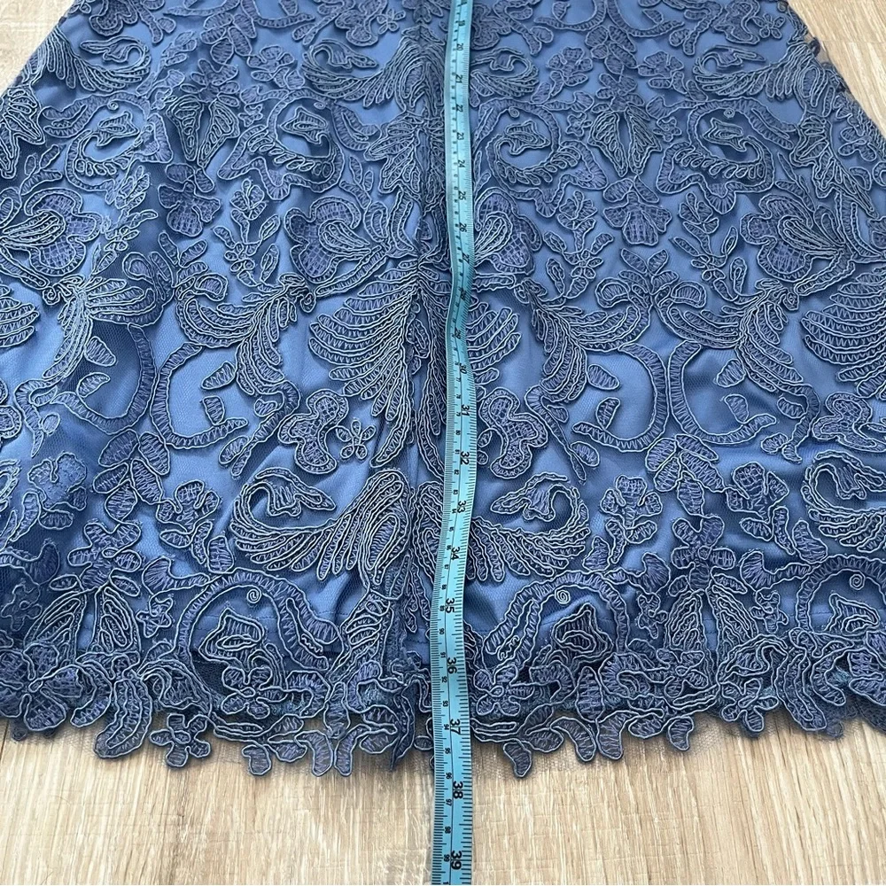 Tadashi Shoji Embroidered Sheath Dress Sz 14 - Picture 8 of 8